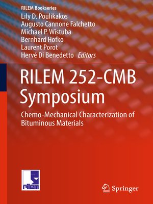 cover image of RILEM 252-CMB Symposium